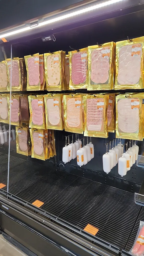 Deli section with various products